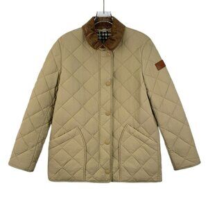 Burberry Brown diamond-check cotton jacket